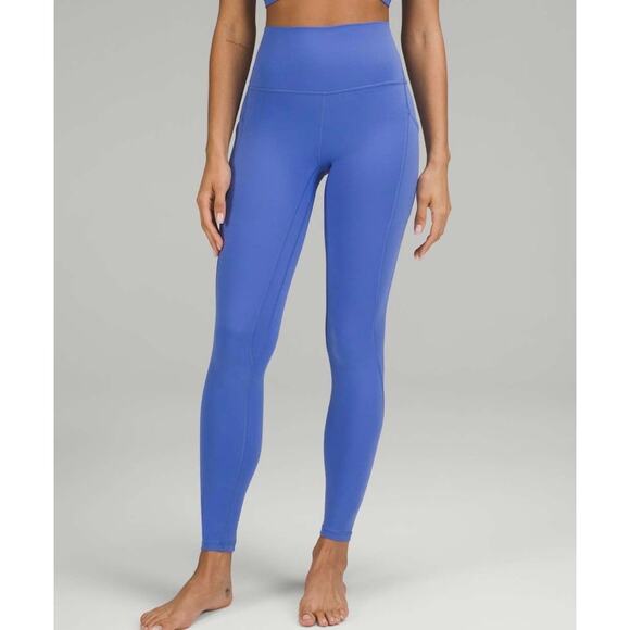 Lululemon Leggings Align High-Rise Pant with Pockets 28" Wild Indigo Workout 4 - Picture 1 of 6